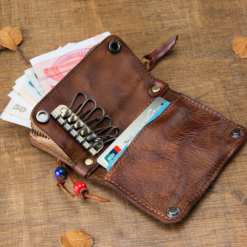 MONTELIER LEATHER KEY WALLET