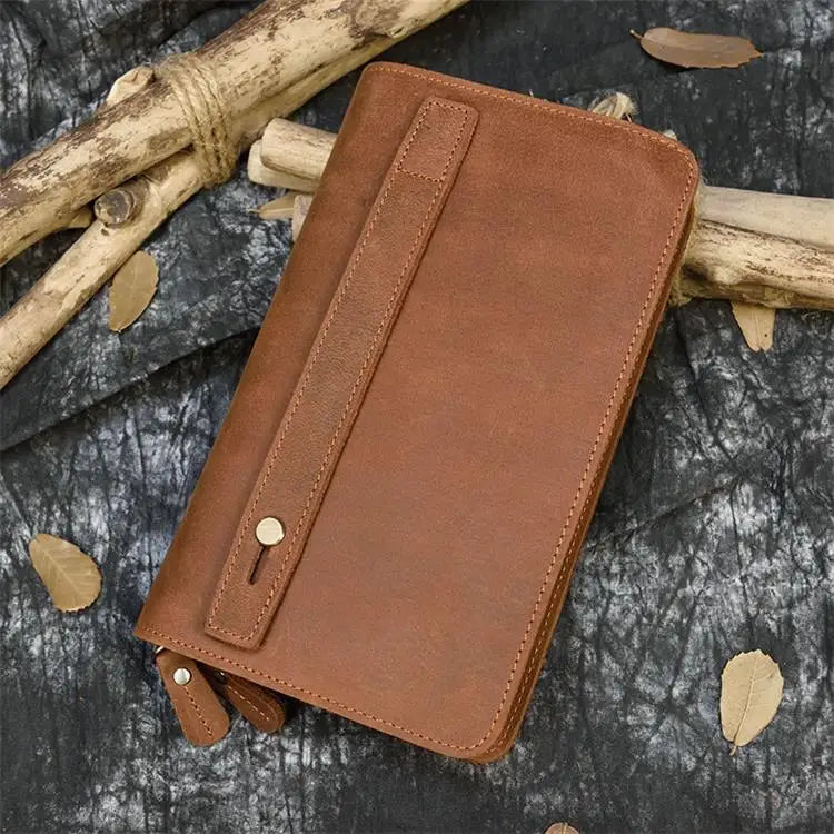 LEATHER ZIPPER WALLET