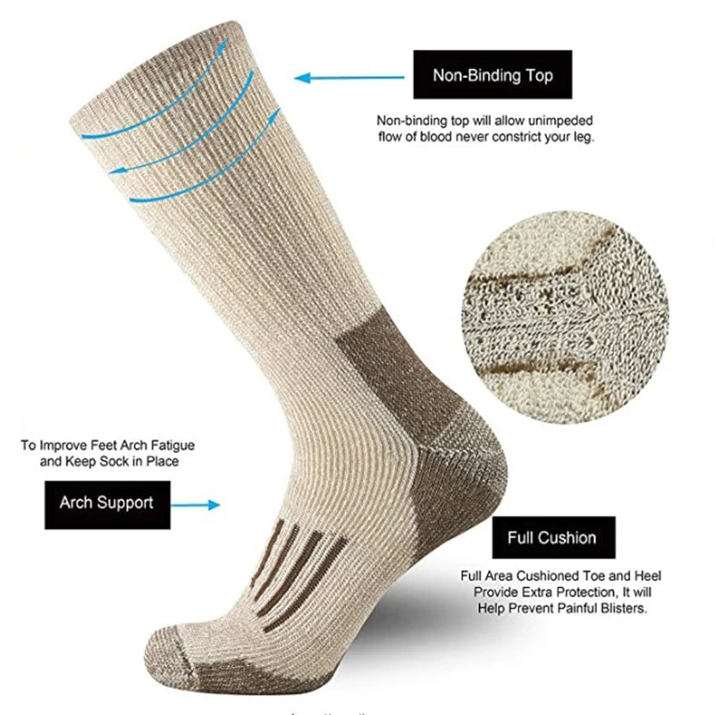 TrekMaster Merino Wool Socks