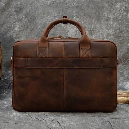 LEATHER LAPTOP BRIEFCASE