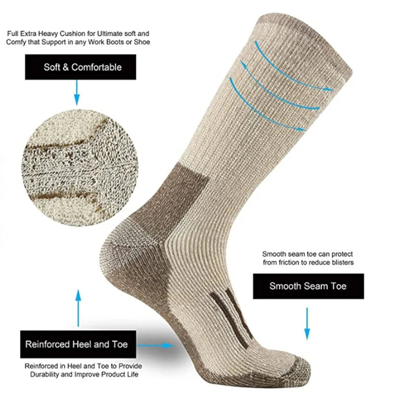 TrekMaster Merino Wool Socks