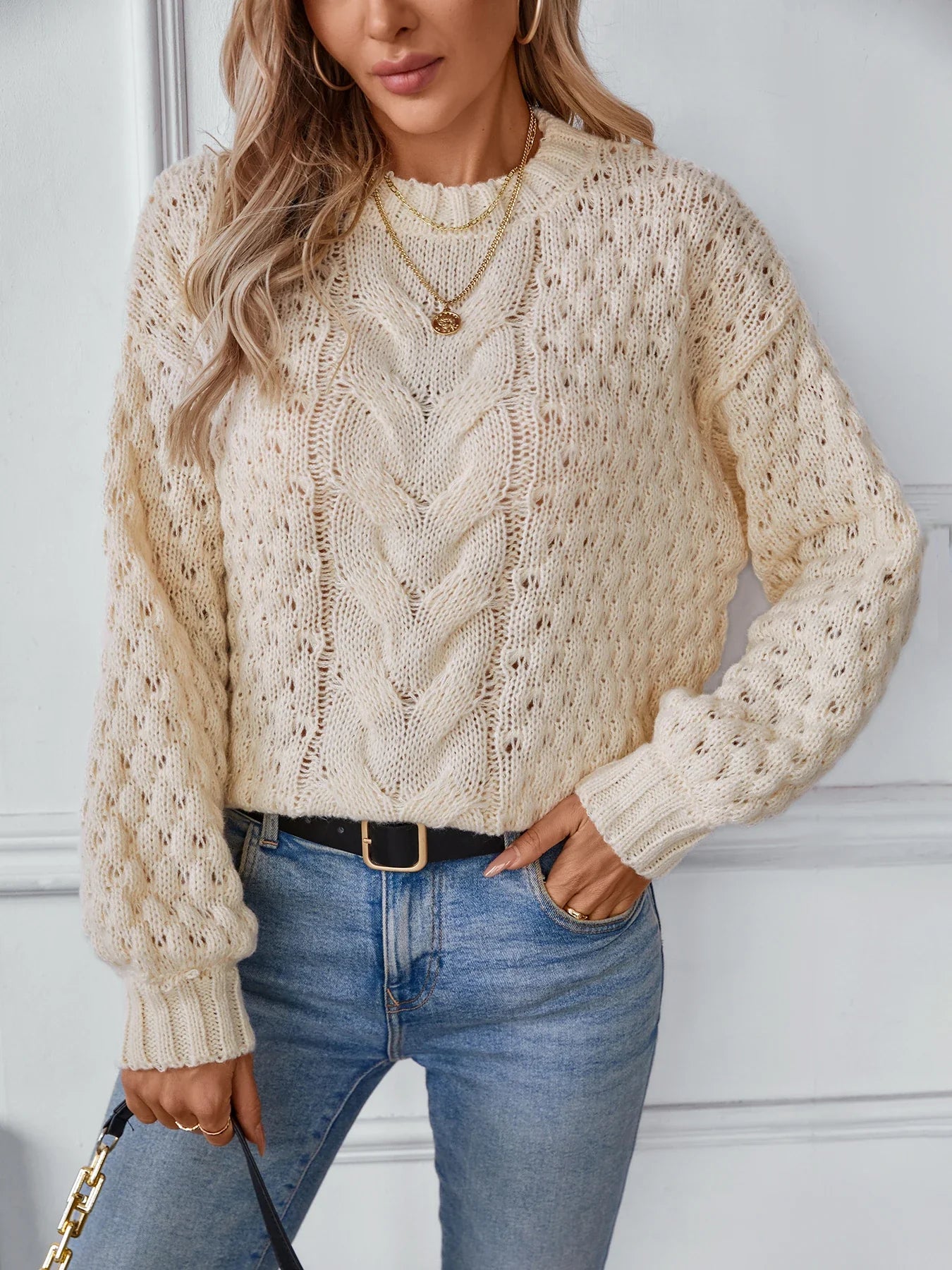 RELAXED KNIT SWEATER