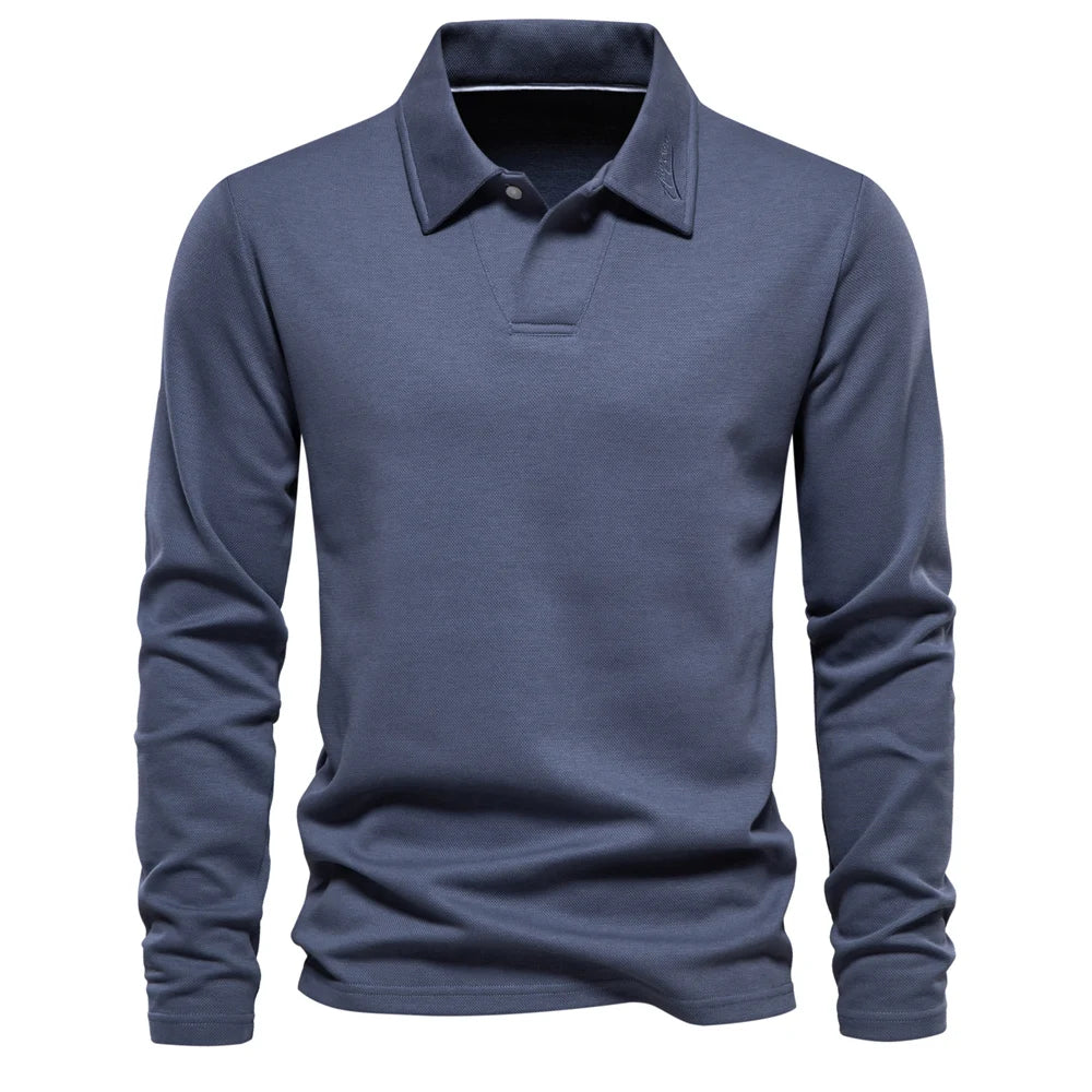 AIOPESON LONG SLEEVE POLO