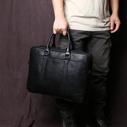 LUX LEATHER BRIEFCASE