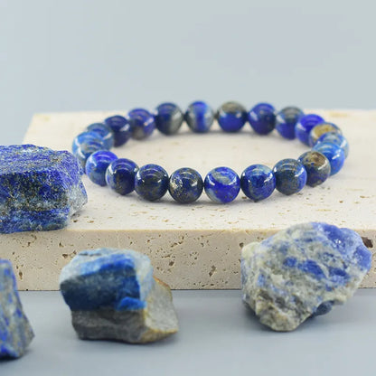 NATURAL LAPIS LAZULI STONE BRACELET