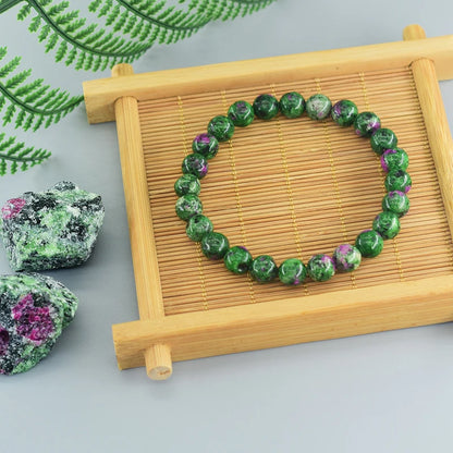 EPIDOTE NATURAL STONE BRACELET