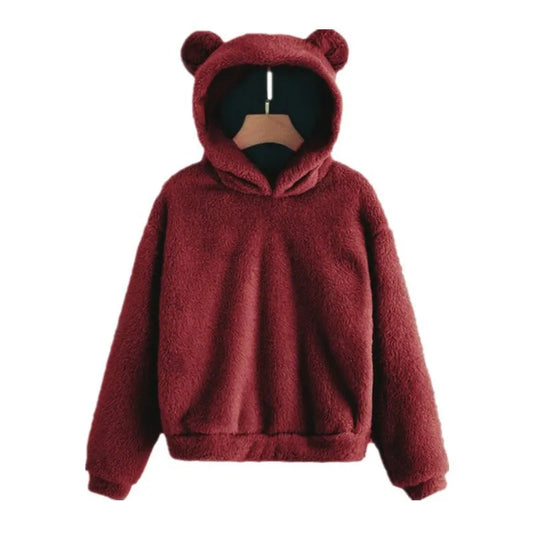 FLUFFY BEAR HOODIE