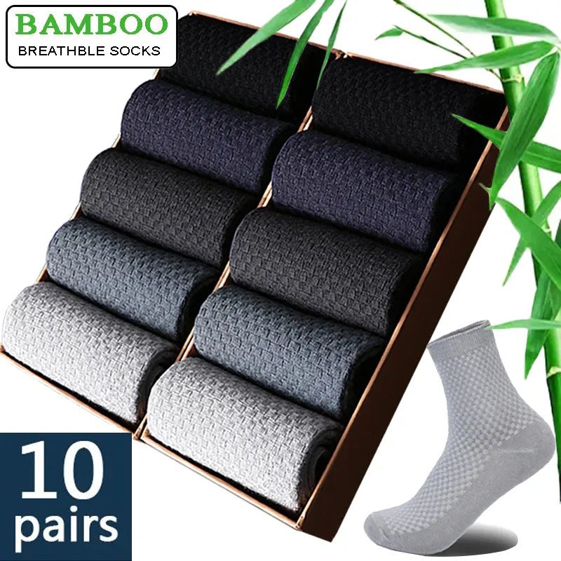 Men's Bamboo Socks Bundle 5+5 FREE