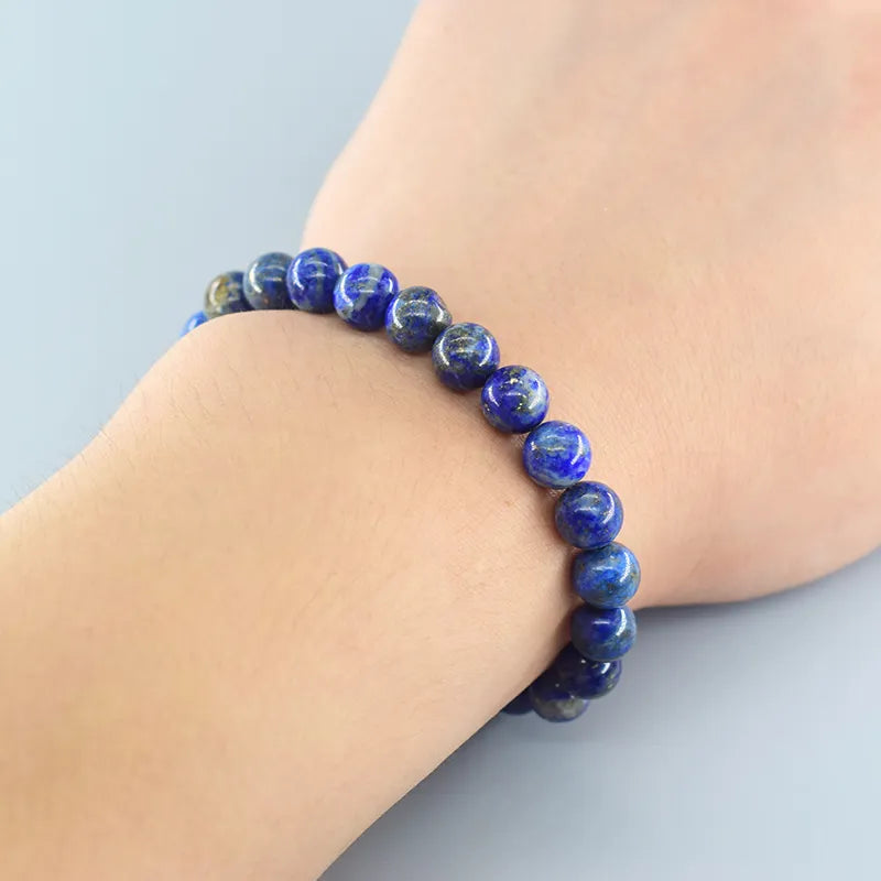 NATURAL LAPIS LAZULI STONE BRACELET