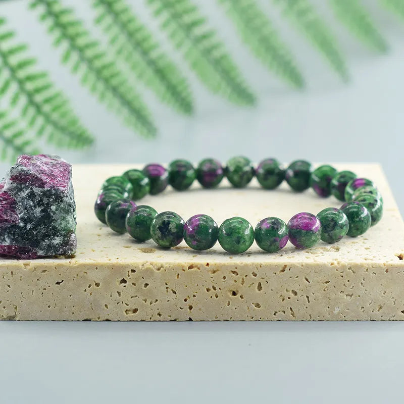 EPIDOTE NATURAL STONE BRACELET