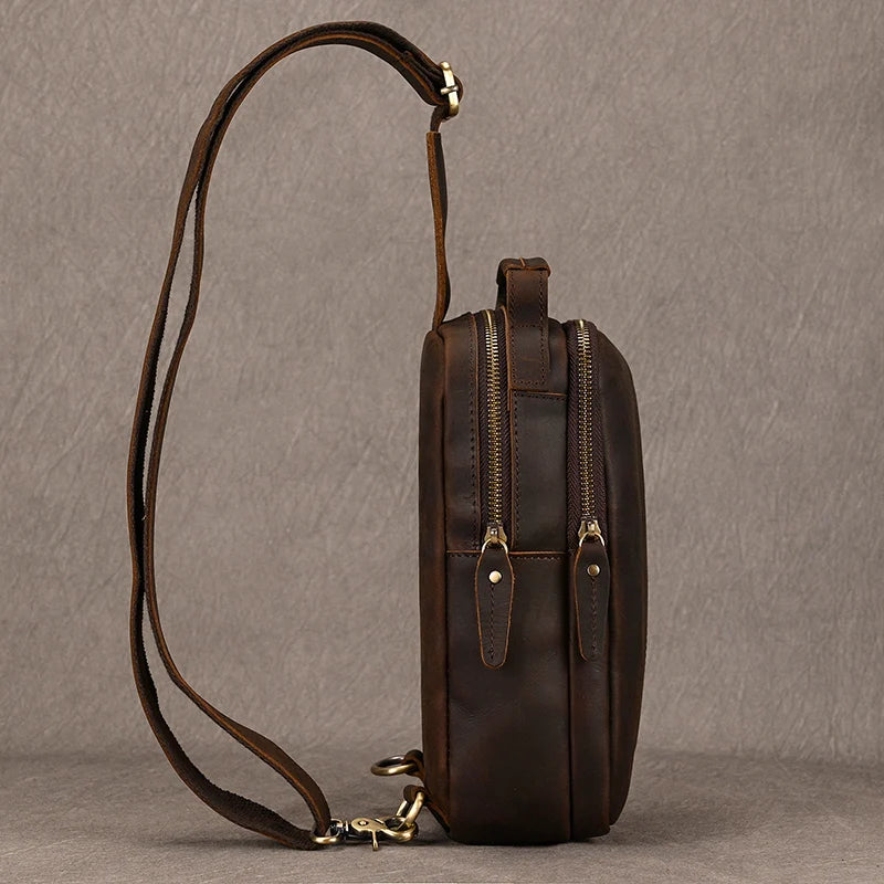 LEATHER SHOULDER BAG