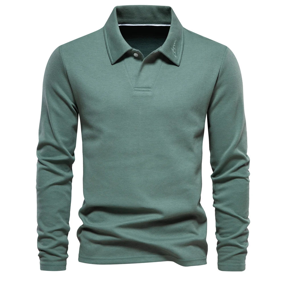 AIOPESON LONG SLEEVE POLO