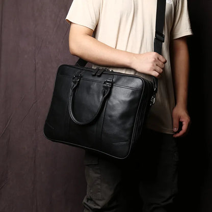 LUX LEATHER BRIEFCASE