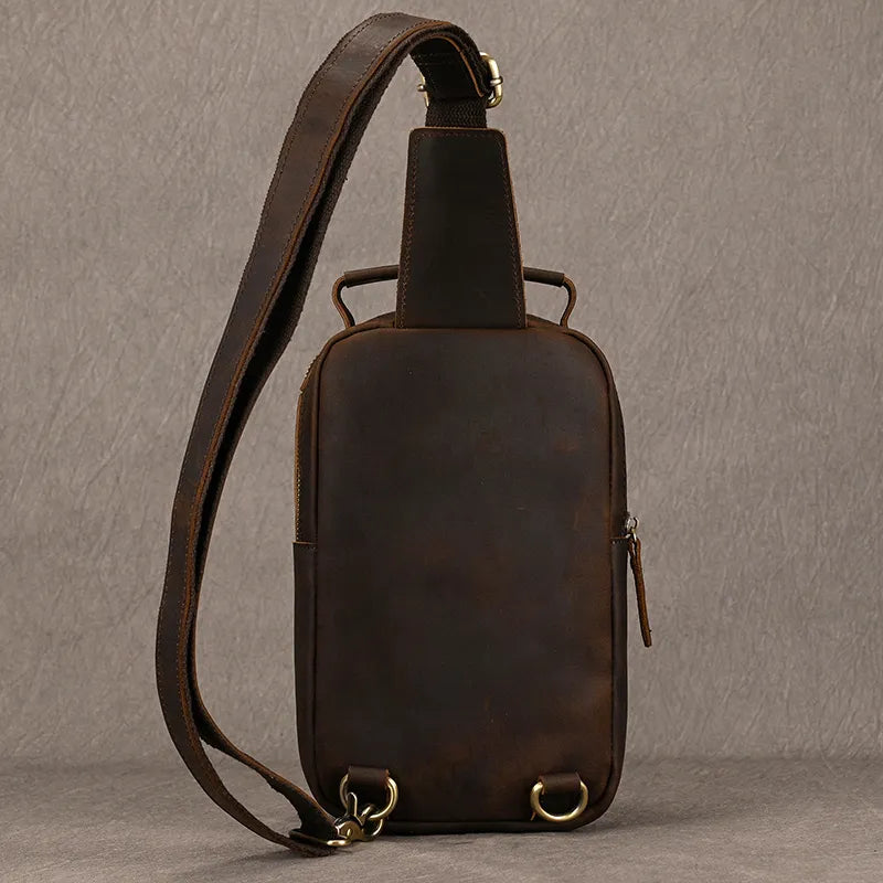 LEATHER SHOULDER BAG